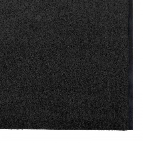Dørmåtte Vaskbar Sort 120x400 cm