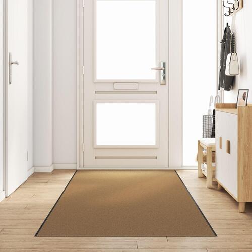 Dørmåtte Vaskbar Cremefarvet 120x400 cm