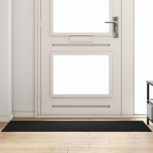 Dørmåtte Rektangulær Sort 60x180 cm