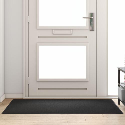 Dørmåtte Rektangulær Sort 90x150 cm