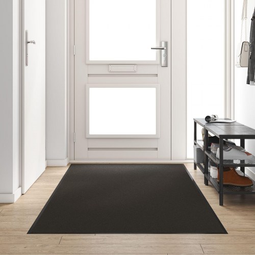Dørmåtte Rektangulær Sort 120x250 cm