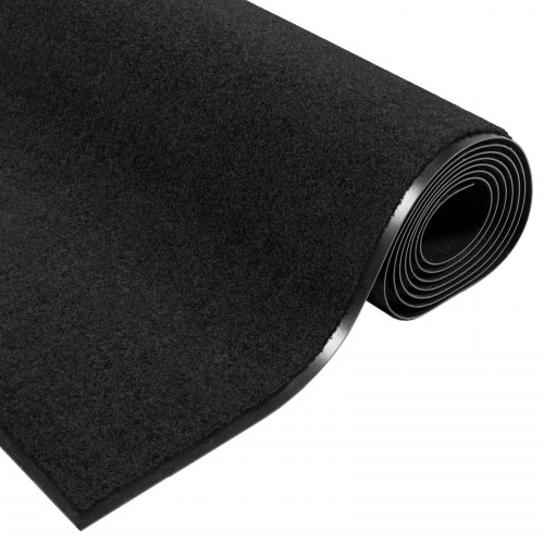 Dørmåtte Rektangulær Sort 120x300 cm