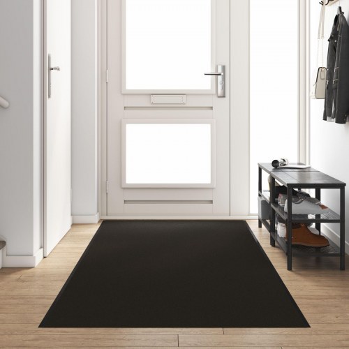 Dørmåtte Rektangulær Sort 120x400 cm