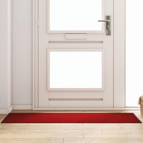 Rød Rektangulær Dørmåtte 60x180 cm