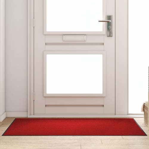 Dørmåtte Rektangulær Rød 90x150 cm