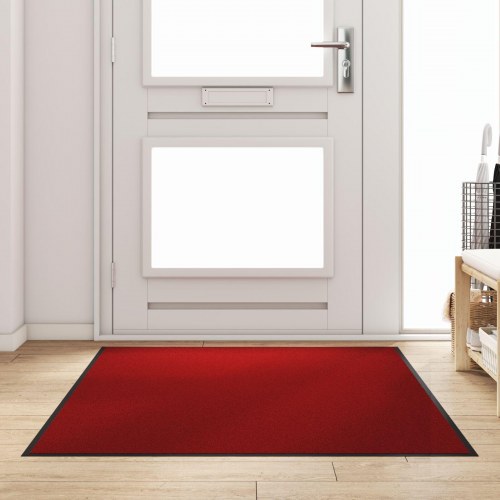 Dørmatte Rektangulær Rød 120x180 cm