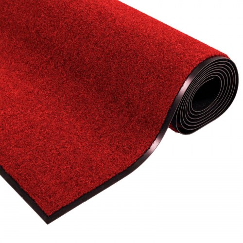 Dørmåtte Rektangulær Rød 120x250 cm