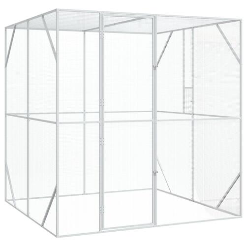 Fuglebur Antracit 209x202x214 cm Stål