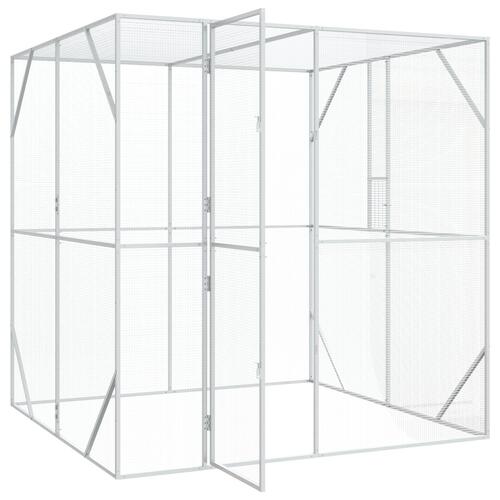 Fuglebur Antracit 209x202x214 cm Stål