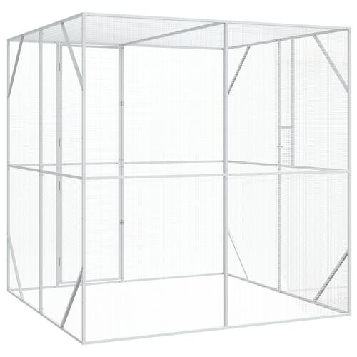 Fuglebur Antracit 209x202x214 cm Stål
