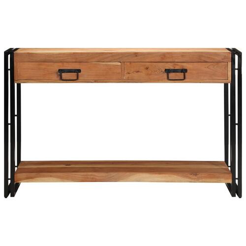 Konsolbord 120x33x75 cm Massivt Akacietræ