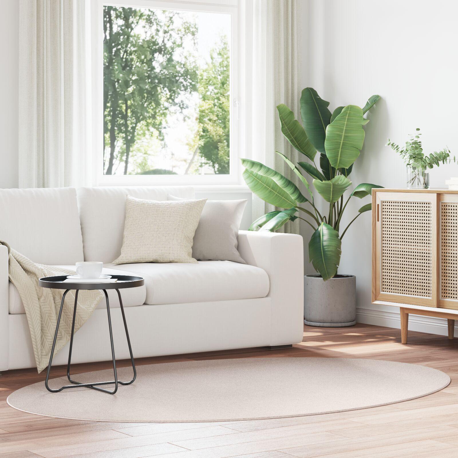 Tæppe Huarte Sandfarvet 120 X 170 Cm Polyester