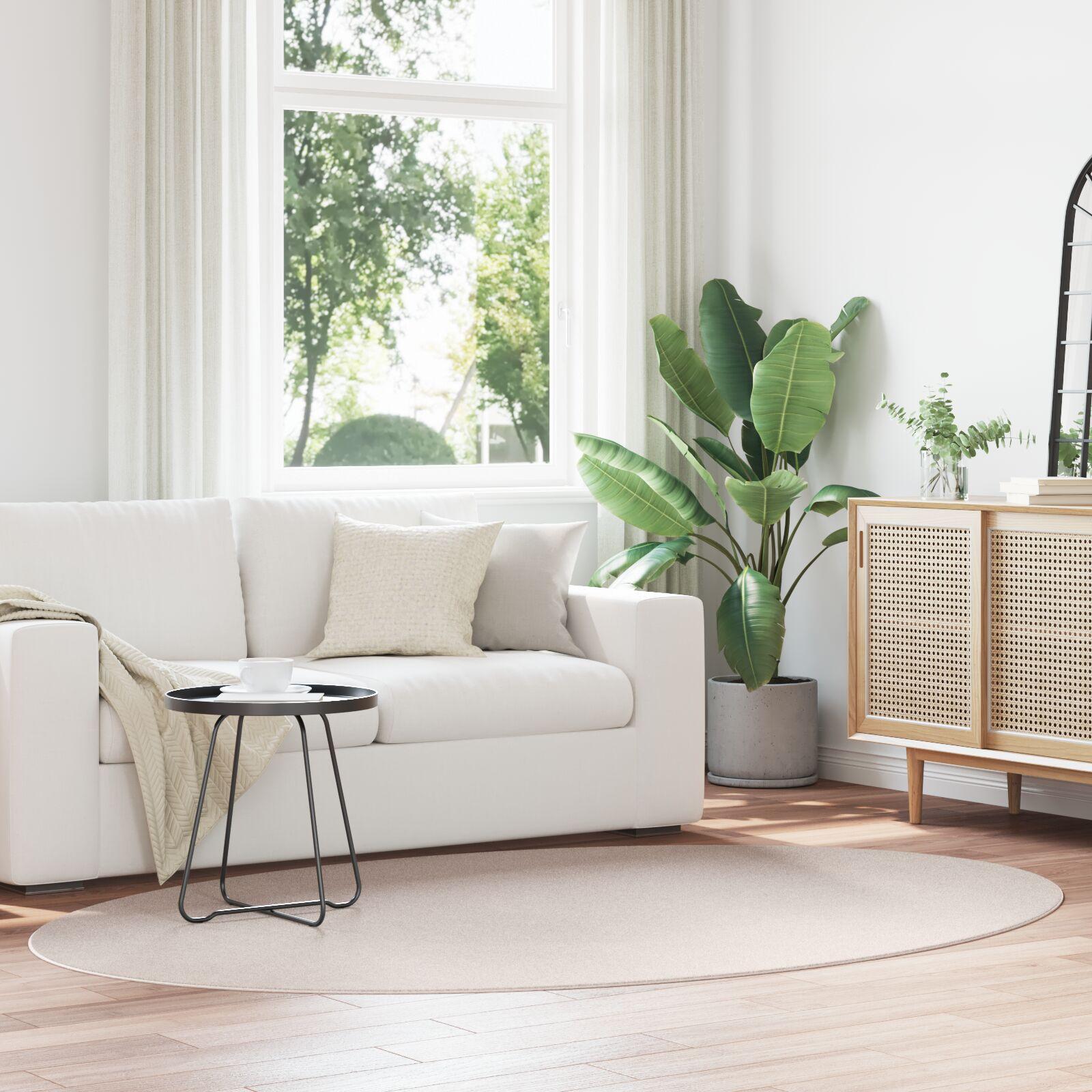 Tæppe Huarte Sandfarvet 160 X 230 Cm Polyester