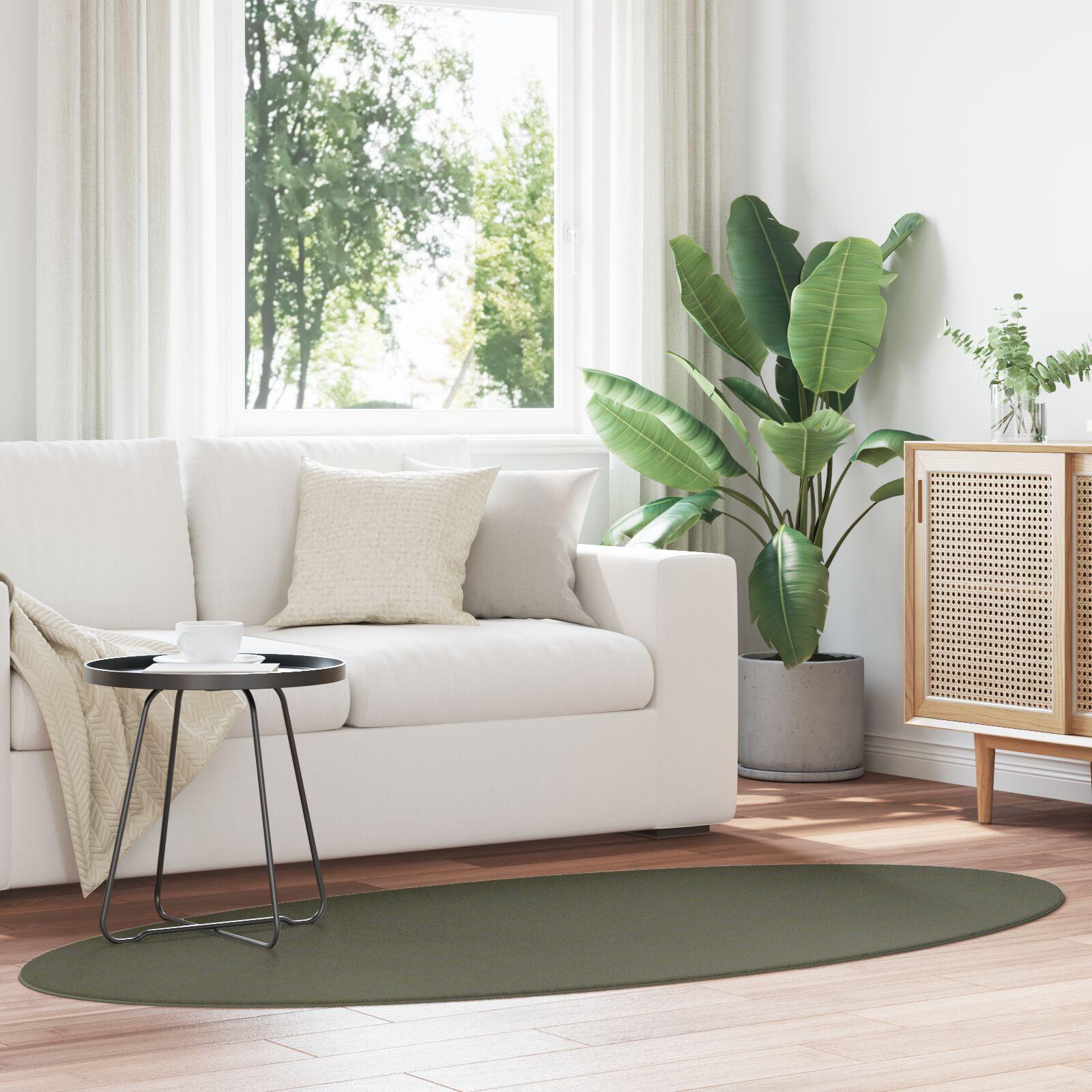 Tæppe Huarte Skovgrøn 120 X 170 Cm Polyester