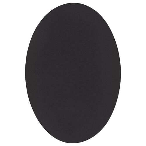 Tæppe ""HUARTE"" Sort 120x170 cm Oval