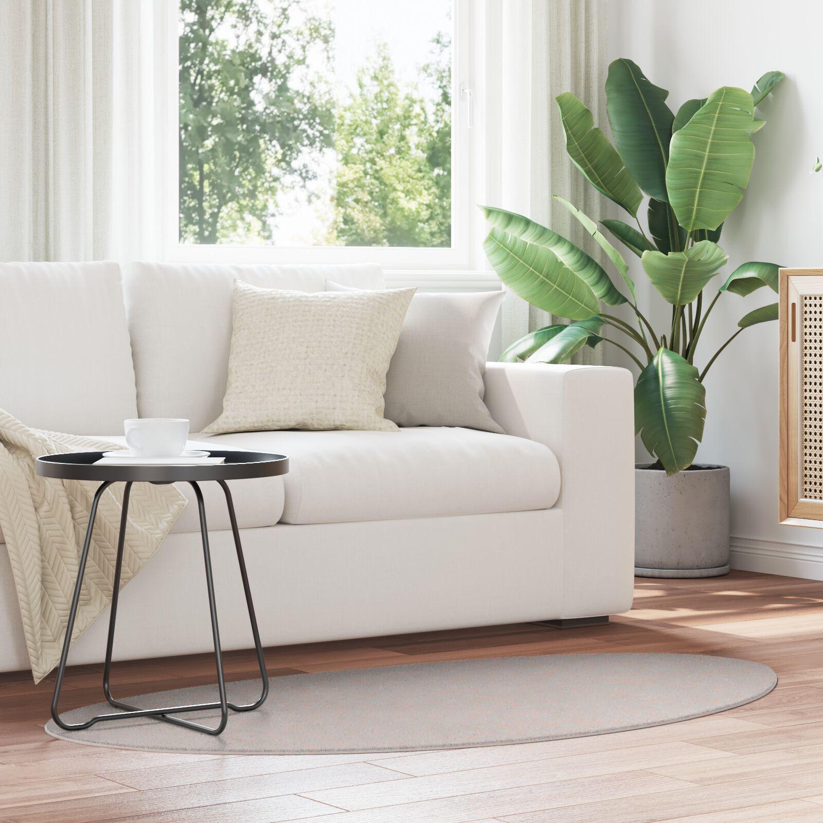 Tæppe "HUARTE" Kortpæls Blødt og Vaskbart Sand 80x150 cm