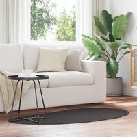 Områdetæppe Antracitgrå 80x150 cm Polyester Skridsikker