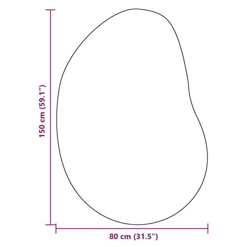 Områdetæppe Antracitgrå 80x150 cm Polyester Skridsikker