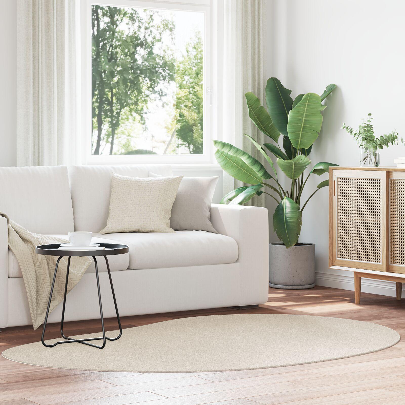 Beige område 140x200 cm Polyester skridsikker