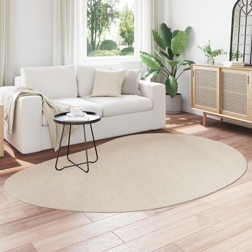 Tæpper Beige Syntetisk fiber 160 x 230 cm Accent tæppe Andet