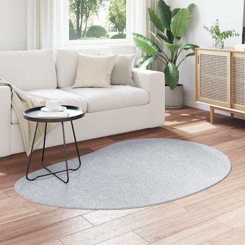 Områdetæppe Grå 120x170 cm Polyester Skridsikker