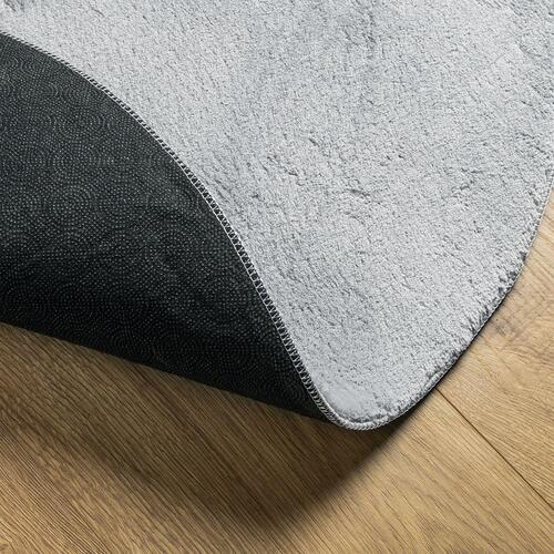 Områdetæppe Grå 120x170 cm Polyester Skridsikker
