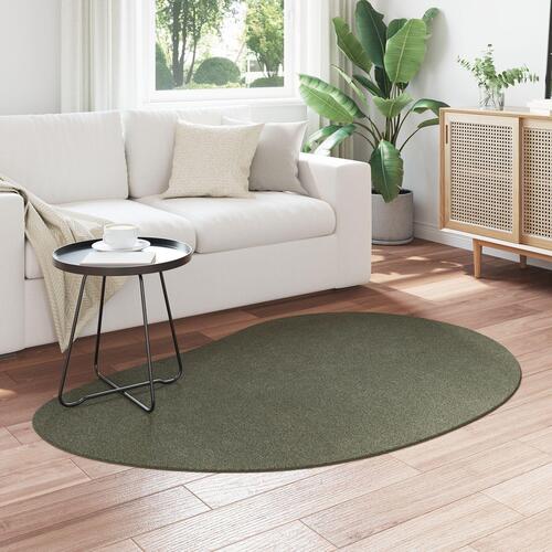 Områdetæppe Skovgrøn 120x170 cm Polyester Skridsikker
