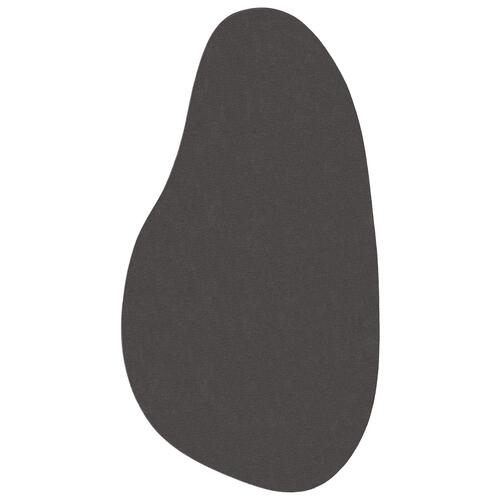 Tæpper Antracitgrå Polyester 80 x 150 cm Slidstærk Accent tæppe