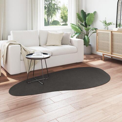 Tæpper Antracitgrå Polyester 100 x 200 cm Skridsikker