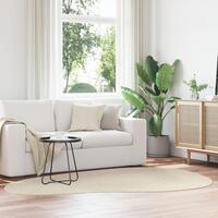 Tæpper Beige Polyester 160 x 230 cm Skridsikker Tæppe Moderne