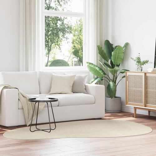 Tæpper Beige Polyester 160 x 230 cm Skridsikker Tæppe Moderne