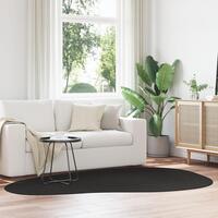 Tæpper Sort Polypropylen 160 x 230 cm Bølgeformet Områdetæppe