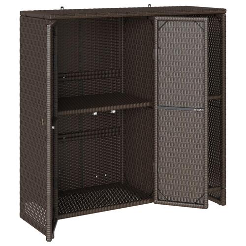 Opbevaringsskab Brun 100x36x102 cm Rattan