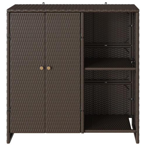Opbevaringsskab Brun 100x36x102 cm Rattan