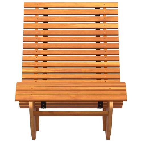 Vuggende Solstole 2 stk Solid Akacietræ