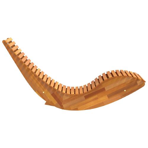Vuggende Solstole 2 stk Solid Akacietræ