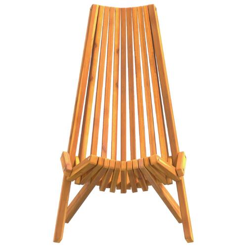 Foldbare Havestole 2 stk Solid Træ Akacie