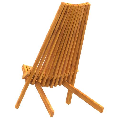 Foldbare Havestole 2 stk Solid Træ Akacie