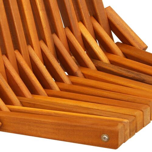 Foldbare Havestole 2 stk Solid Træ Akacie