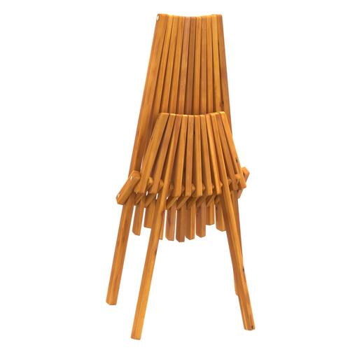Foldbare Havestole 2 stk Solid Træ Akacie
