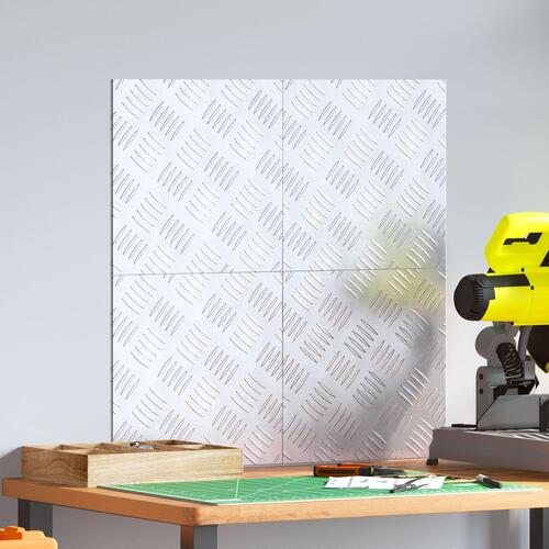 Aluminium Checker Plader 4 stk Skridsikre 30x30 cm