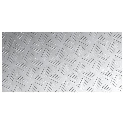 Aluminium Checker Plader 4 stk Skridsikre 60x30 cm