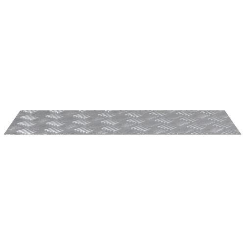 Aluminium Checker Plader 2 stk Skridsikker 70x30 cm