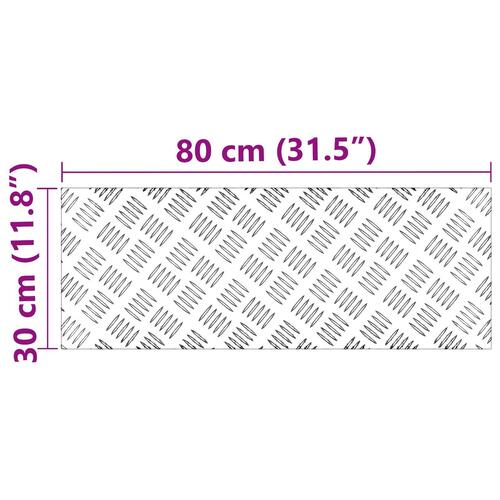 Aluminium Rilleplader 2 stk Antiskrid 80x30 cm