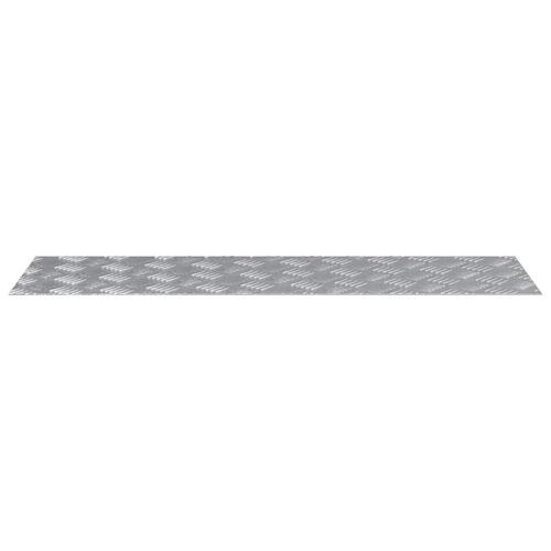 Aluminium Checker Plader 4 stk Skridsikker 100x30 cm