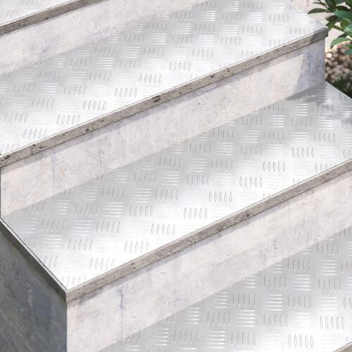 Aluminium Tjekplader 4 stk Skridsikre 100x30 cm