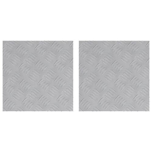 Aluminium Checker Plader 2 stk Anti-Skrid 40x40 cm