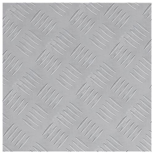 Aluminium Checker Plader 2 stk Anti-Skrid 40x40 cm