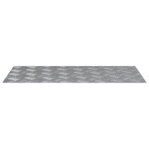 Aluminium checkerplader 2 stk Skridsikre 80x40 cm