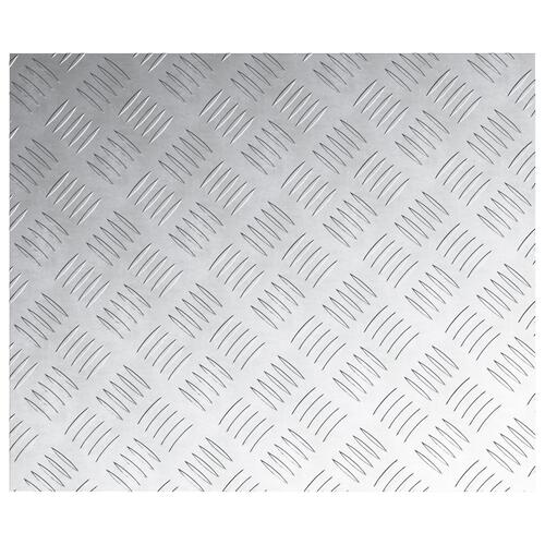 Aluminium Tjekplader - 4 Pak - Skridsikre - 60x50 cm